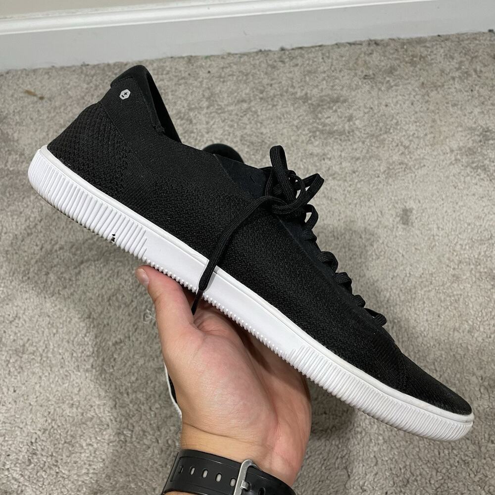 Flux Footwear Adapt Trainer Black Knit White Sole Mens Size 13 - Picture 3 of 8